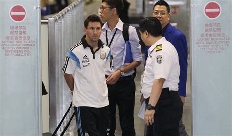 lionel messi in hong kong